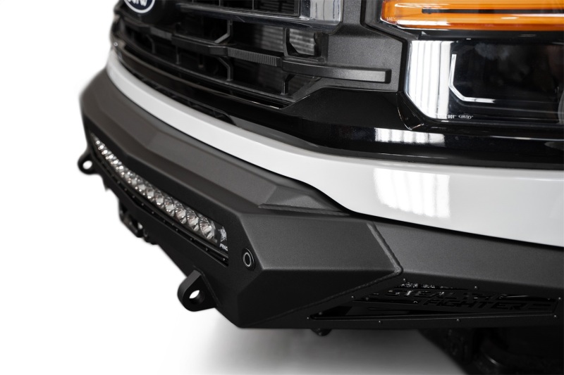 Ford F-150 Bumper - Front - Addictive Desert Designs - Stealth Fighter - Hammer Black - 2024+